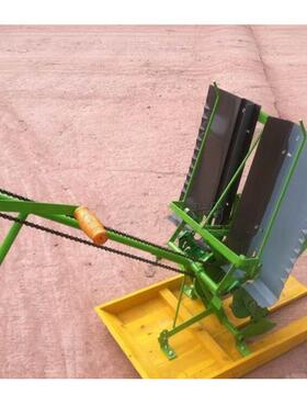 双行步退式插苗机播种种植栽秧机手摇式插秧机栽秧机秧苗耕种机
