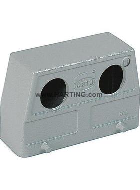 Harting浩亭19300160666HanBHoodAngledEntry4Pegs2xM25