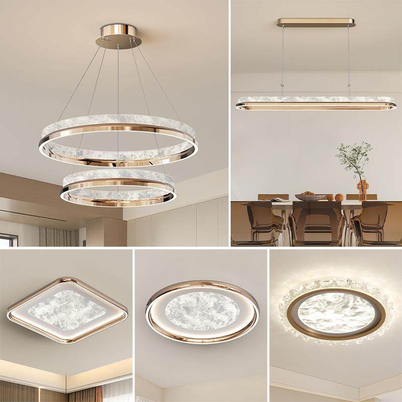 客厅吊灯2024新款现代简约餐厅卧室吸顶灯大气客厅灯全屋led灯具