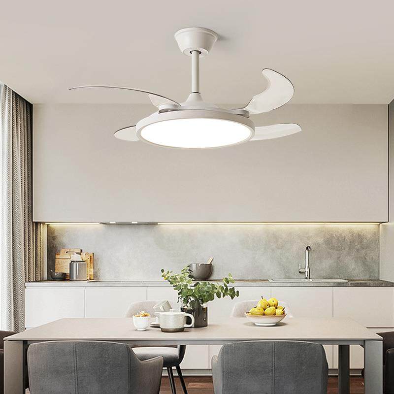 全光谱护眼超薄吸顶风扇灯吊扇灯客厅餐厅卧室电扇吊灯大风力遥控