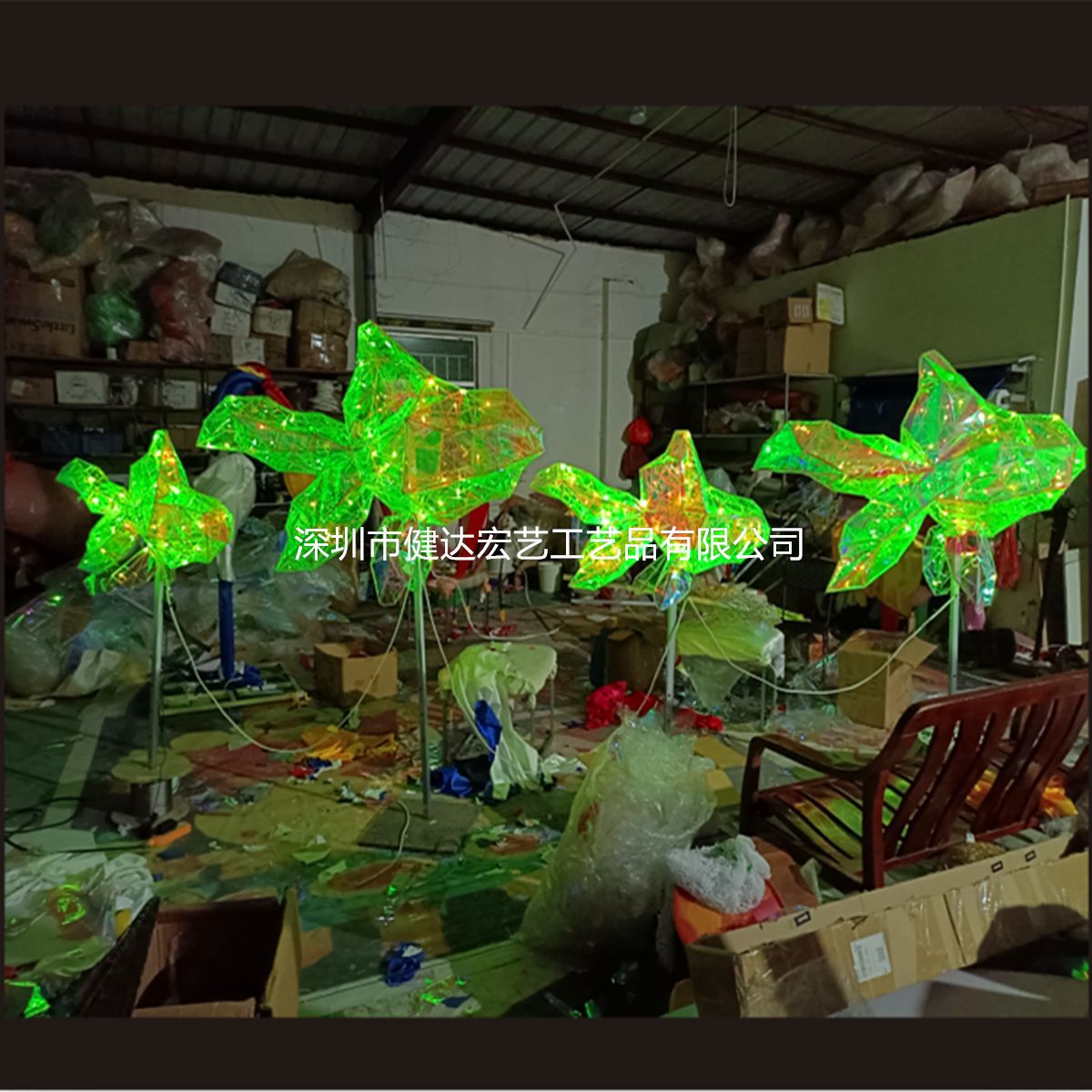 炫彩鱼灯金鱼鲤鱼花灯餐厅挂件中秋花灯宫灯灯笼 节日婚礼庆典