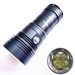 新款潜水灯4P70潜水手电筒防水60米搜索探洞水下打捞赶海照明电筒