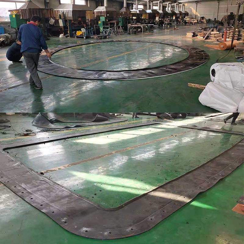 盾构洞门橡胶板帘布氯丁橡胶板橡胶环