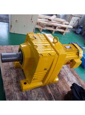 减速机型号大全_传邦R47斜齿轮减速机