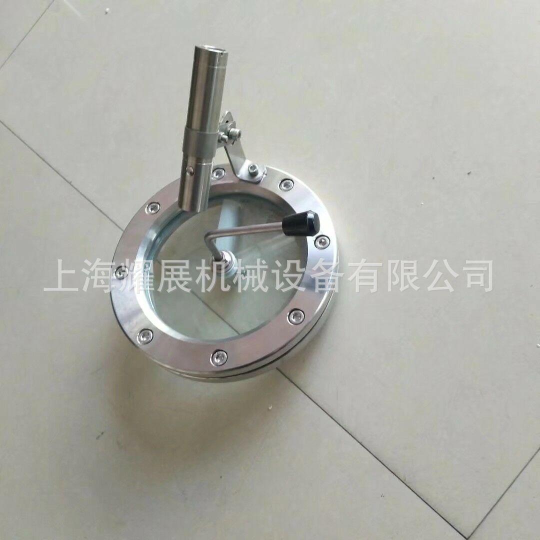 不锈钢对夹LED带灯带刮板视镜