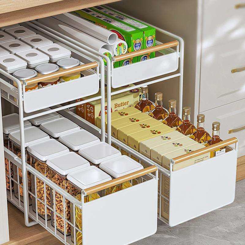 厨房下水槽置物架调料碗碟简约风抽拉式水池收纳架橱柜拉篮分层架,畜牧/养殖物资,畜牧/养殖器械,淘宝优惠券,粉丝福利购,淘宝优惠卷