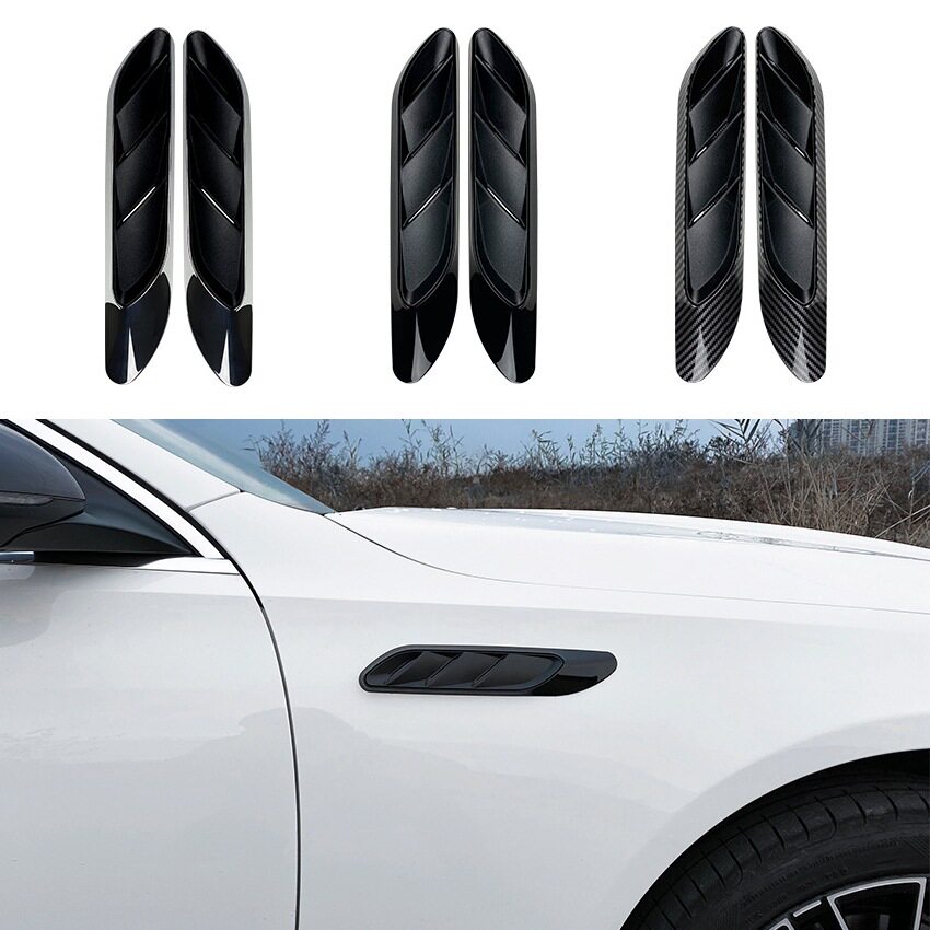 适用奔驰C级W206 2022+ C200 C260 AMG C63叶子板出风口车贴改装