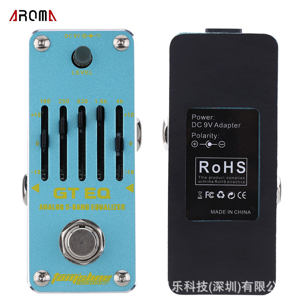 工厂直销 阿诺玛AROMA AEG-3 GT EQ单块效果器 电吉他5段均衡器