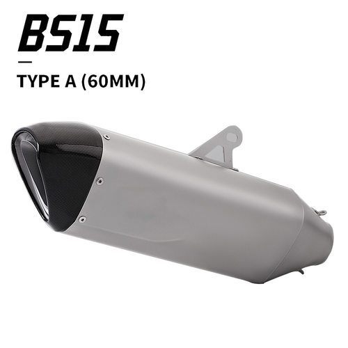 摩托机车排气管改装BS15尾段60MM通用G310RR703RRRS660Z900