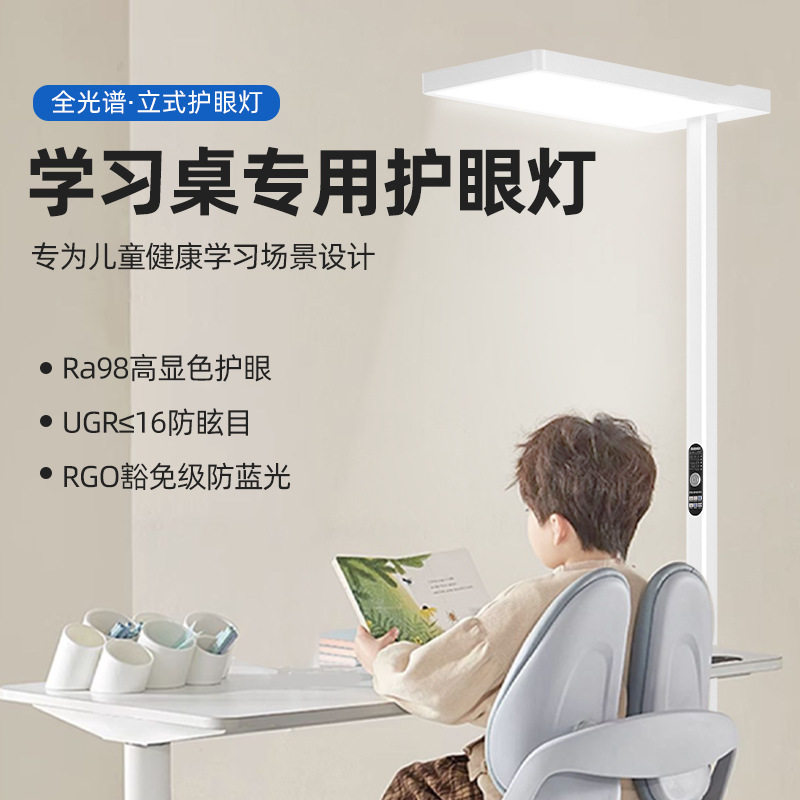 欢喜直销2402A护眼学生大路灯全光谱客厅卧室书桌学习立式台灯