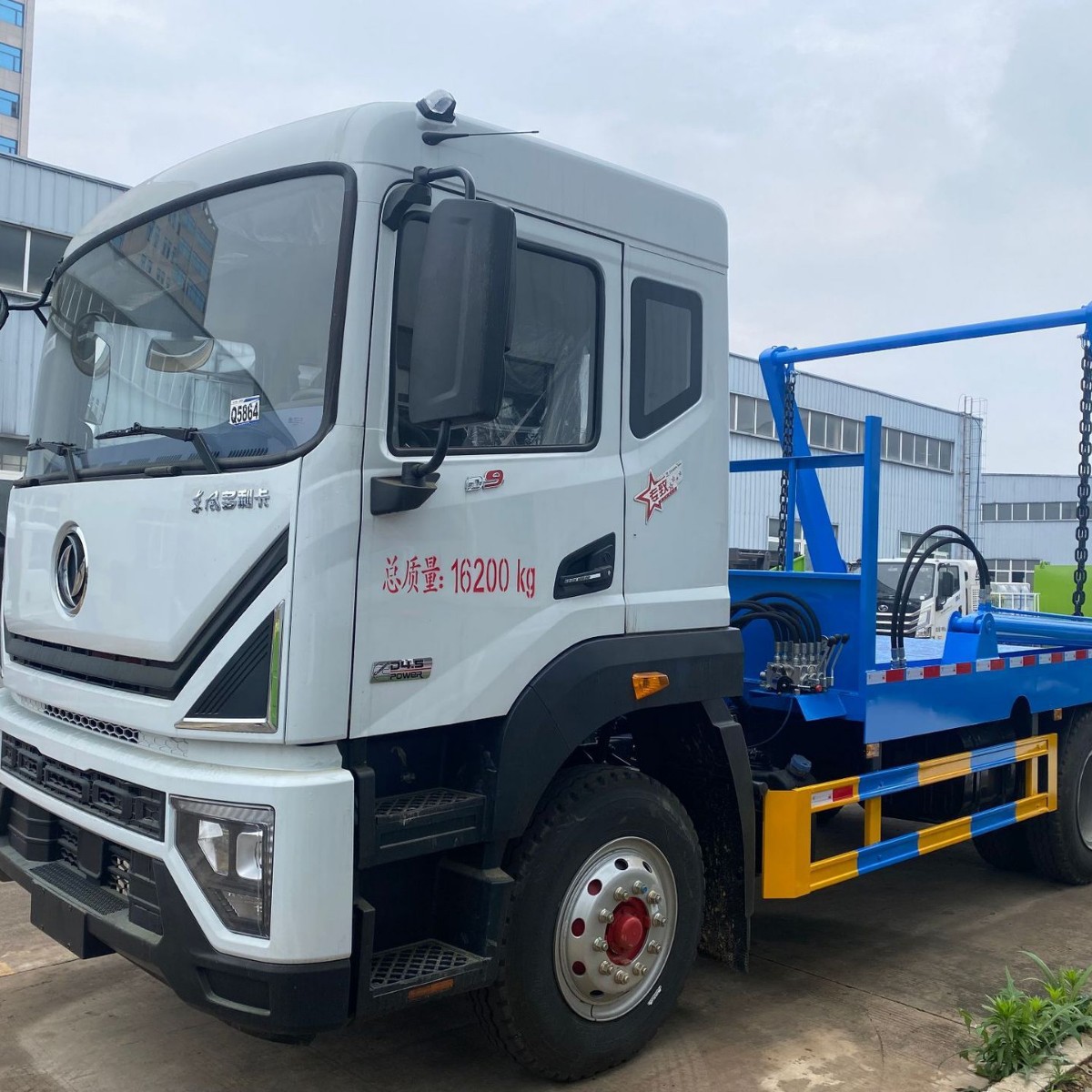 2026年新款凯力风牌KLF5160ZBSE6型摆臂式垃圾车 10-12吨吊臂车