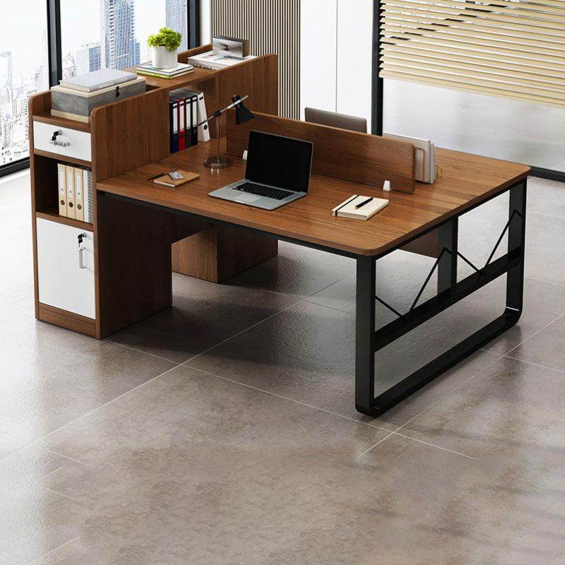 办公电脑桌职员屏风工作位办公室办公桌简约现代书桌简易会议桌子