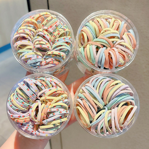 儿童弹性好不伤发小号橡皮筋宝宝扎小啾啾拇指发圈小女孩头绳发绳