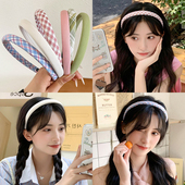 发卡外出百搭发捆女款 格子细发箍女夏季 2026新款 发旅气质头箍头饰