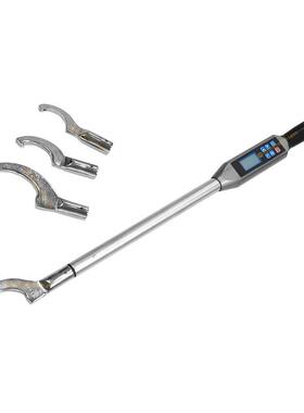 手动扭矩板子1500N.m数显扭力扳手规格月牙勾头电子数字扳手10N