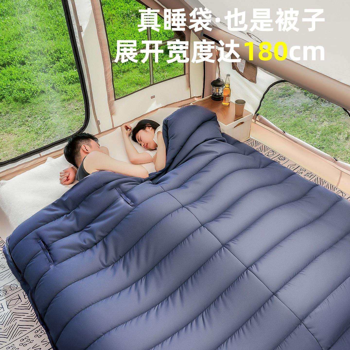 羽绒睡袋冬天成人冬季加厚防寒户外零下30度可伸手露营办公室午休