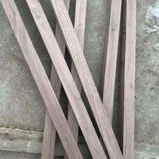 北美黑胡桃木方条实木扁木条薄木片手工材料刻木料量大优