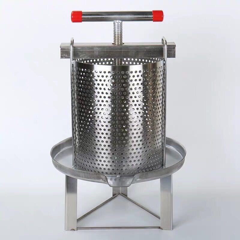 压蜡机304不锈钢网孔榨蜜机小型压榨机家用榨中蜂蜜榨汁机压糖机