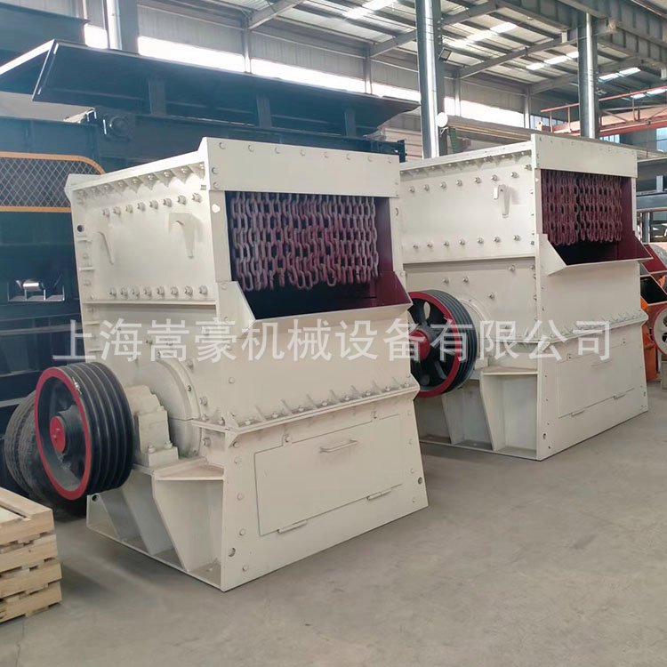 800*800方箱式破碎机 大进料口建筑垃圾砖瓦碎片路面混凝土碎石机