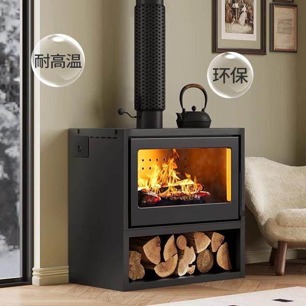 真火壁炉燃木柴烧柴火炉室内取暖器家用木材匠人农村冬天暖炉铸铁