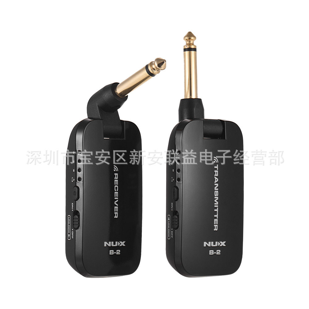 工厂直销NUXB2电木吉他贝斯贝司无线发射接收器B-2吉他无线系统
