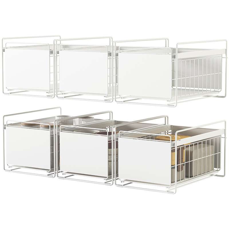 7YX|橱柜变抽屉拉篮|厨房柜内抽拉式置物架下水槽分层调料收