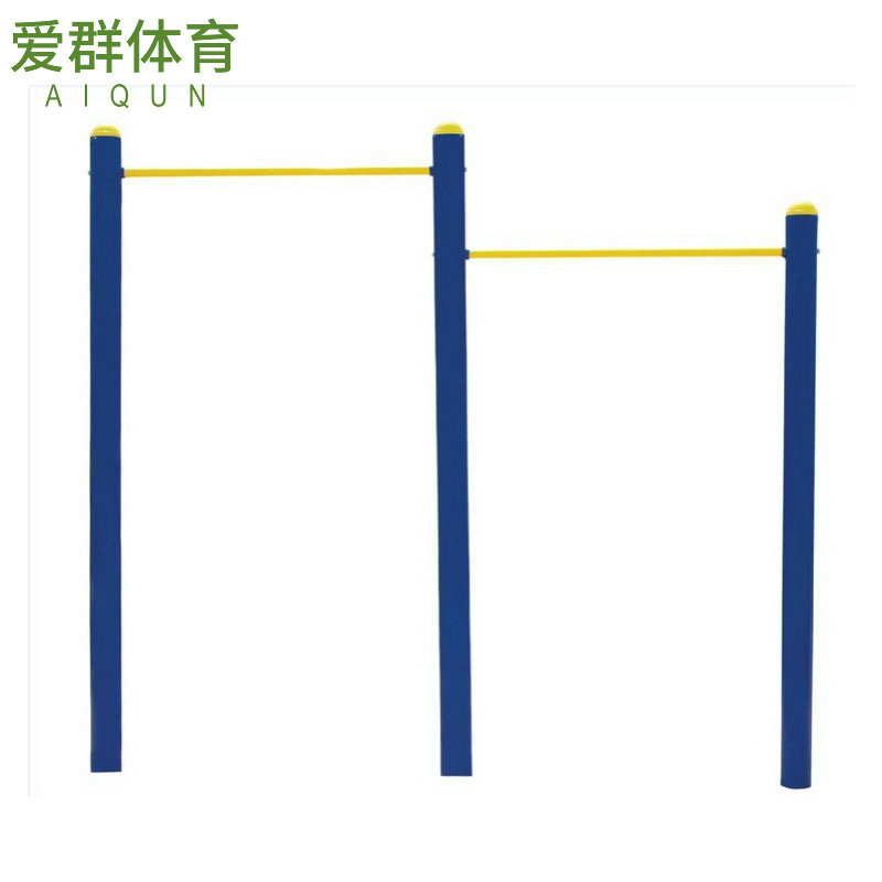 户外广场高低杠健身路径器材