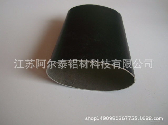 供应优质茶几无缝铝合金蛋管 扁圆管