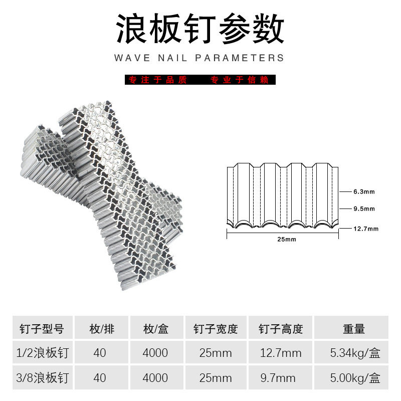通用气动钉枪WS2513拼板接驳