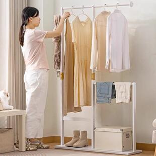 实木衣帽架衣架落地挂衣架挂衣服的家用落地架卧室立式简约架子