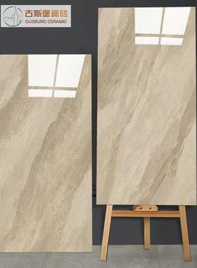 采购产品简化全大理石瓷砖，古罗马灰色地砖，密实缝铺装，客厅地
