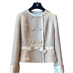 Harrods哈罗德英国小香风羊毛外套中古二奢Vintage古着(99新)-498