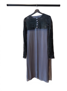 Akris瑞士产真丝连衣裙中古二奢Vintage古着奢侈品-425