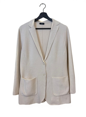 Akris瑞士产40码羊毛针织衫中古二奢Vintage古着奢侈品-10