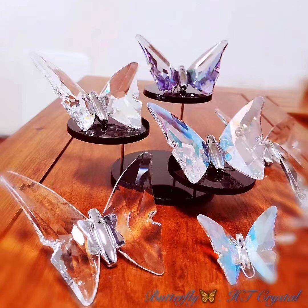 楼梯吊灯餐厅灯蝴蝶水晶吊灯楼梯灯轻奢灯具客厅灯大厅主灯装饰灯