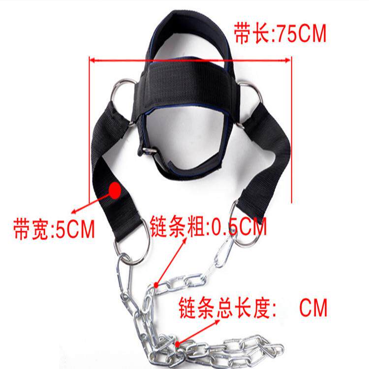 跨境高级头颈部训练器肩部负重力量头颈帽练颈帽健身运动欧美肌肉