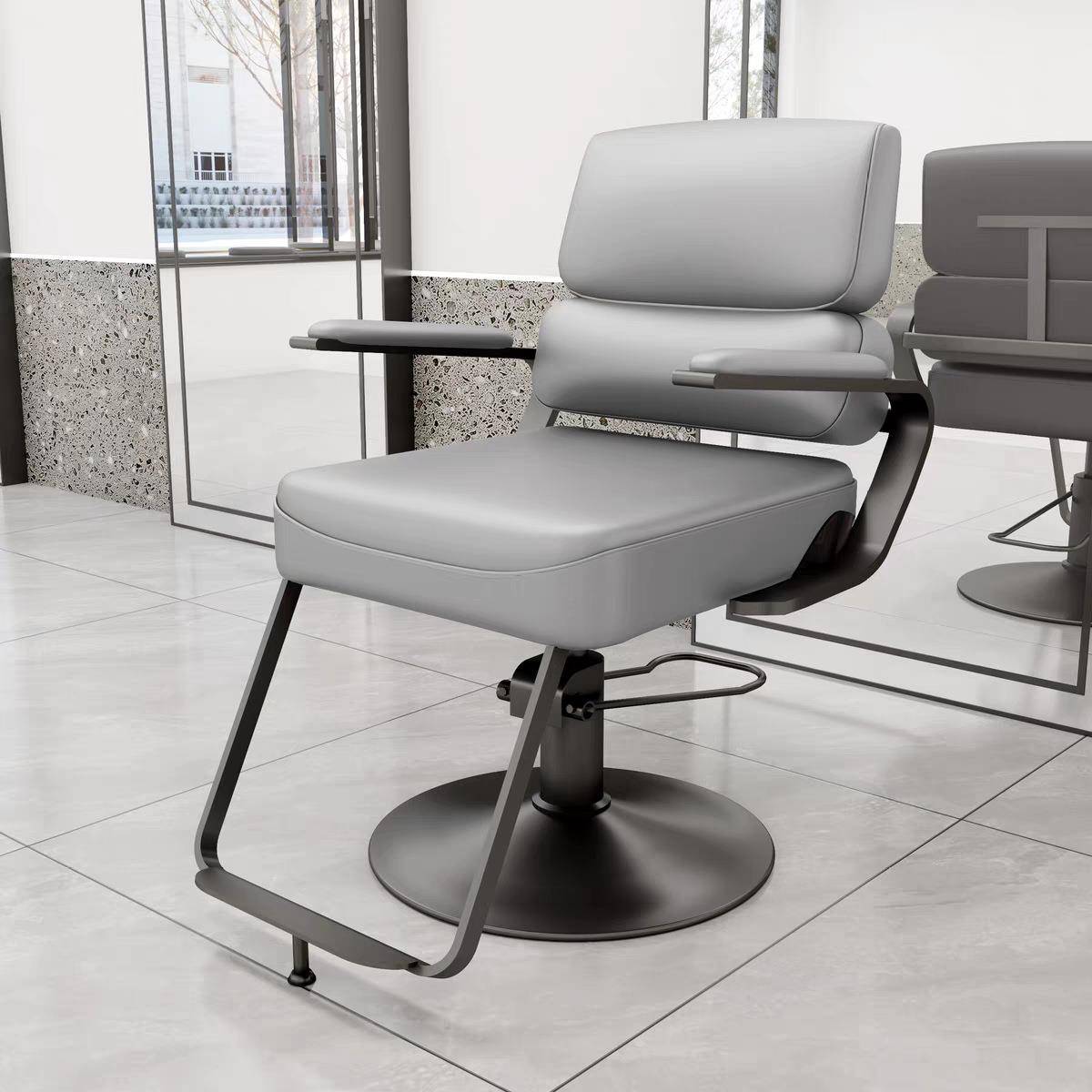 理发店椅子发廊专用美发烫染座椅可升降舒适靠背剪发椅理发椅转椅