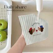 德国进口印花抹布清洁厨房用品洗碗棉压缩木浆棉厂海绵擦鱼鳞抹布