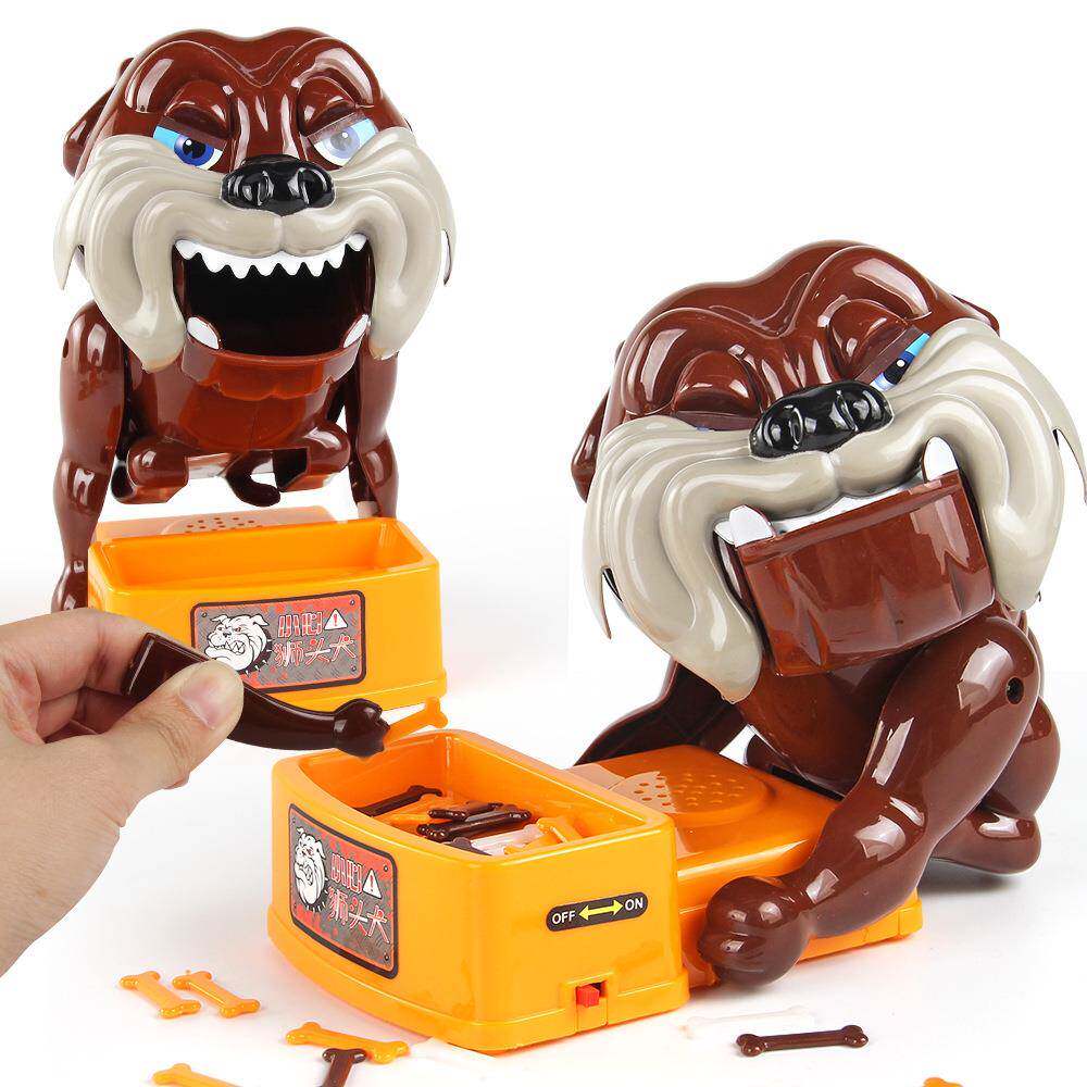 厂家直供小心恶犬大号桌面游戏亲子整蛊玩具咬手恶犬恶搞儿童玩具