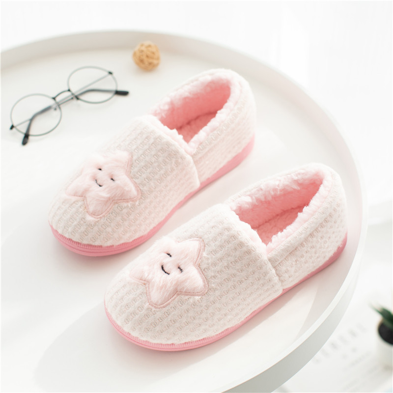 棉拖鞋女秋冬季厚底包跟毛绒保暖月子鞋软底室内防滑产后居家拖鞋