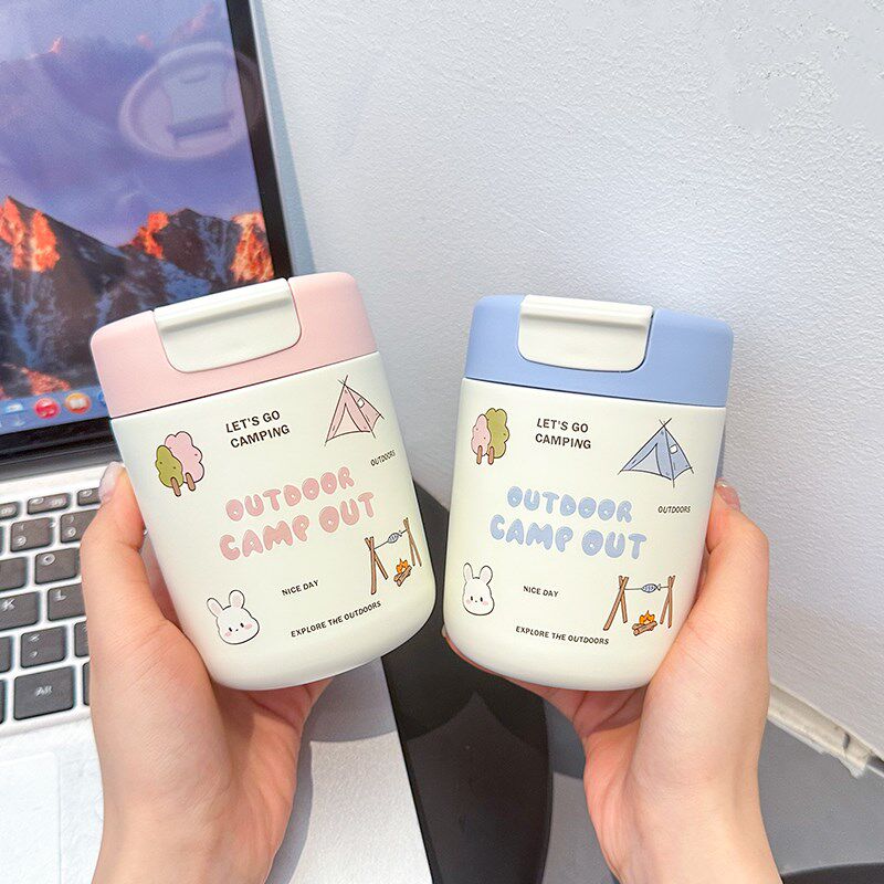 咖啡保温杯迷你小巧便携水杯女生高颜值随行杯子可爱儿童上学专用