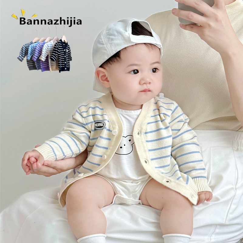 小月龄春季开衫婴儿衣服春秋针织开衫男女宝宝衣服开扣小外套毛衣