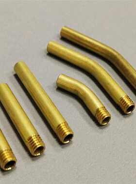 刀塔加长出水g管M5螺纹数控机床黄铜喷嘴配件刀架延长内冷喷水嘴