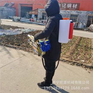 双管电启动弥雾机 苗圃杀虫消毒弥雾机 防疫消毒弥雾机