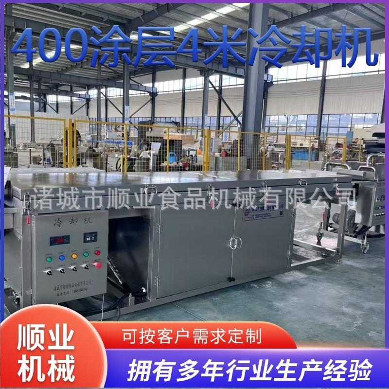 甜甜圈巧克力400型涂层机 4米涂层冷却线 全自动瀑布式裹浆机厂家