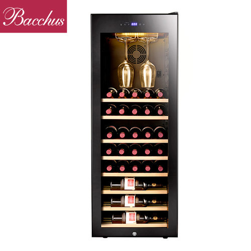 外贸 恒温红酒柜冰吧家用办公用 YC-160A 榉木层架 wine cabinet