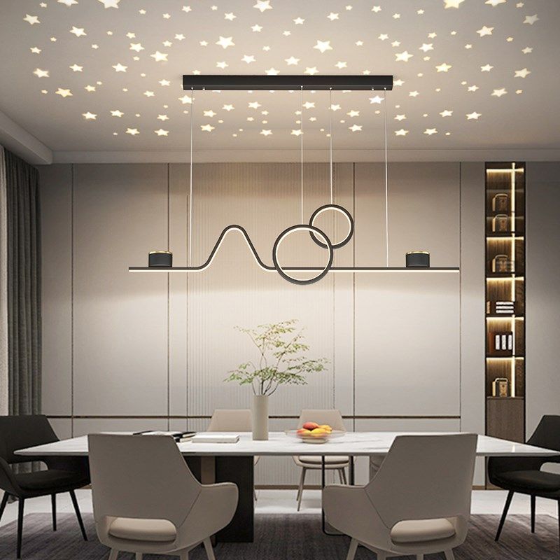 北欧创意led星空顶餐厅吊灯家用温馨饭厅餐桌灯网红艺术吧台灯具,家装灯饰光源,餐厅吊灯,淘宝优惠券,粉丝福利购,淘宝优惠卷