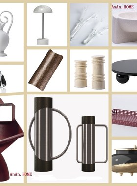 现代简约创意样板房售楼处桌面茶几电视柜书架玄关软装饰品摆件