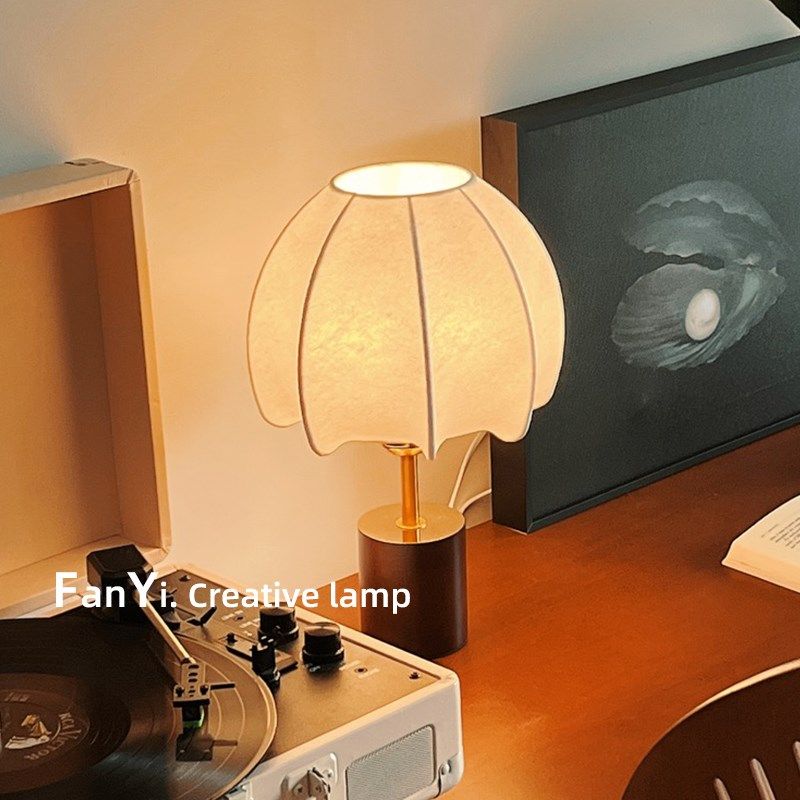 中式田园复古实木台灯卧室床头柜新款中古装饰灯高级感主卧床头灯,家装灯饰光源,装饰台灯,淘宝优惠券,粉丝福利购,淘宝优惠卷