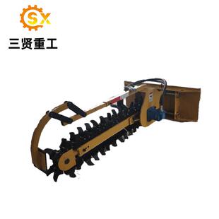 农业机械挖沟神器链条开沟机电缆深沟管道开槽挖槽型号齐全